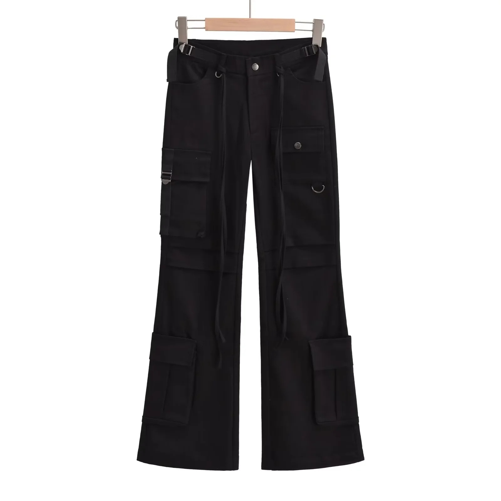 Casual pants flared design