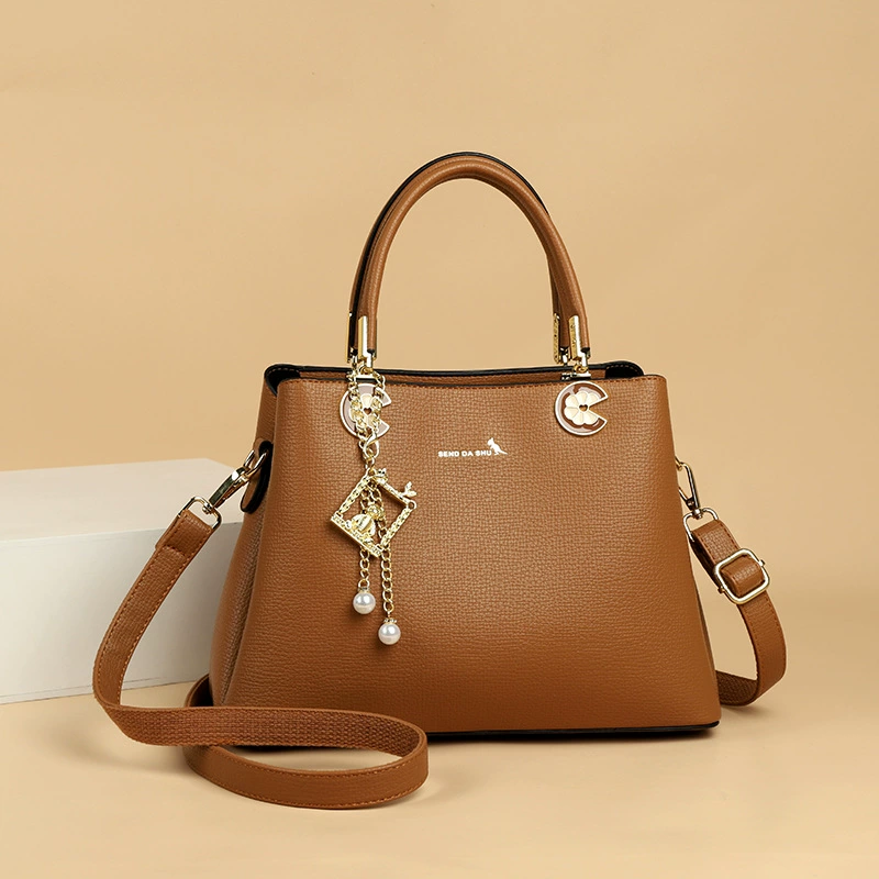 Capacious one-shoulder bag for leisure, city style