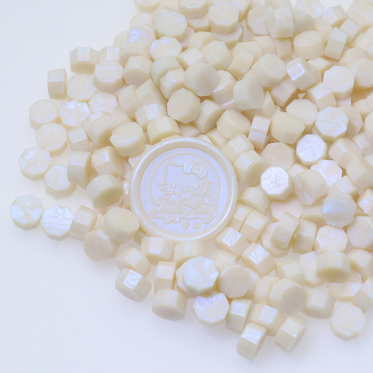 Perlas de cera de sellado octogonales Oucai, 500g, 131 colores, perlas de sellado de cera a granel, colores mixtos, baratas, perladas, una libra.