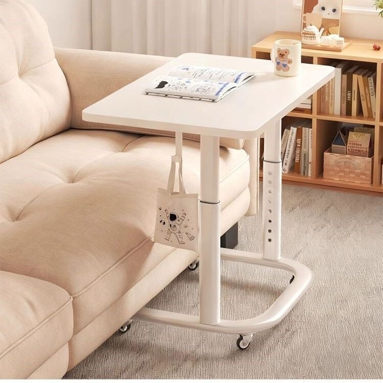 Movable Adjustable Study Table for Home Use, Simple Adjustable Table for Home Bedroom, Bedside Table, Living Room Sofa, Office Desk Movable Adjustable Study Table for Home Use, Simple Adjustable Table for Home Bedroom, Bedside Table, Living Room Sofa, Office Desk