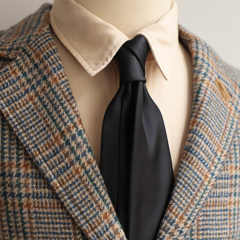 A large number of spot wholesale solid color black wine red navy blue silver gray Joker business dress men's wedding tie 8cm