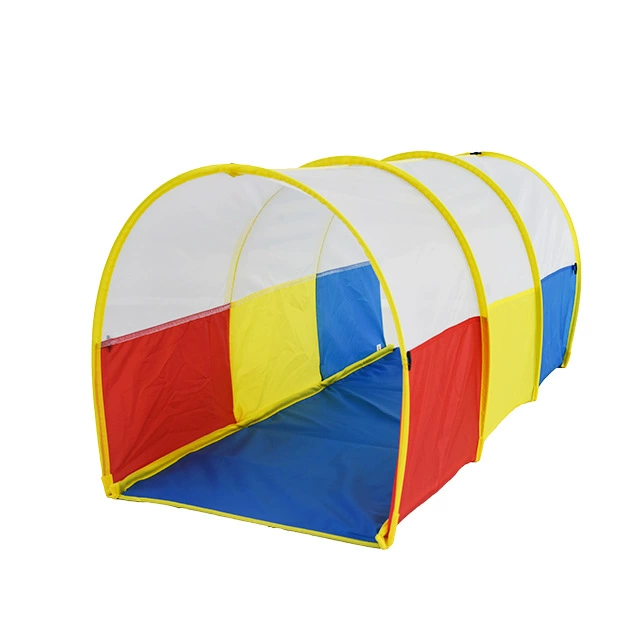 Rainbow tunnel for crawling, toy, increased thickness, three colors, can climb