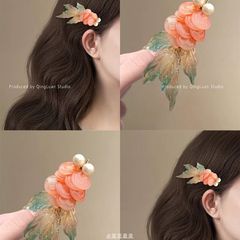 魚影ダンス〜スーパー妖精金魚ガラスヘアピン中国風サイドヘアピンレトロU字型ヘアピン旅行ヘアピン