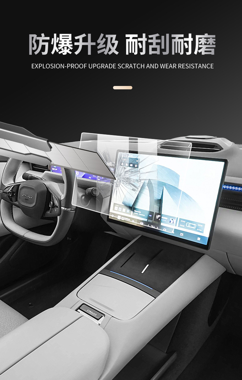 Applicable to Lynk & CO Z10 Central Control Film Z10 Instrument Navigation Screen Tempered Film Interior Protection Film Automotive Products