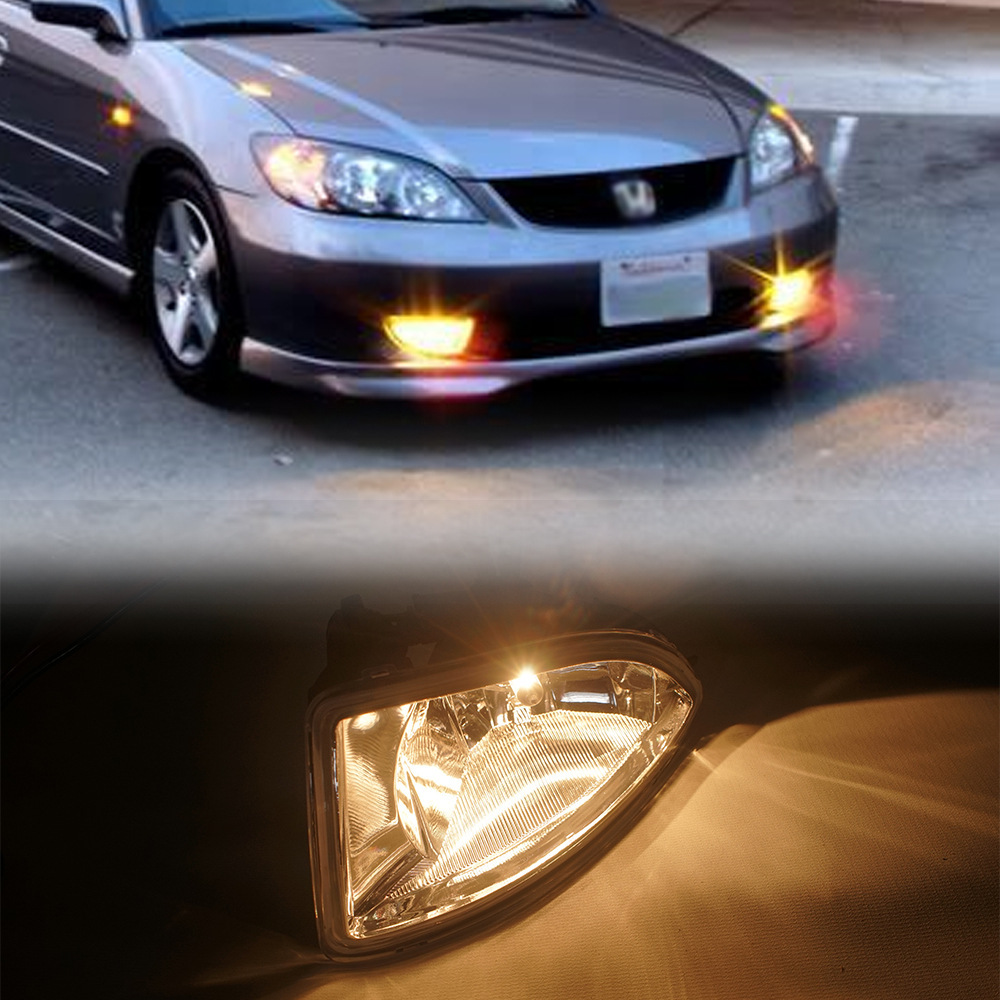 Aplicable para el conjunto de luces de niebla delanteras Civic 2004 - 05 y el conjunto de luces de barra Civic antiguo. image 4