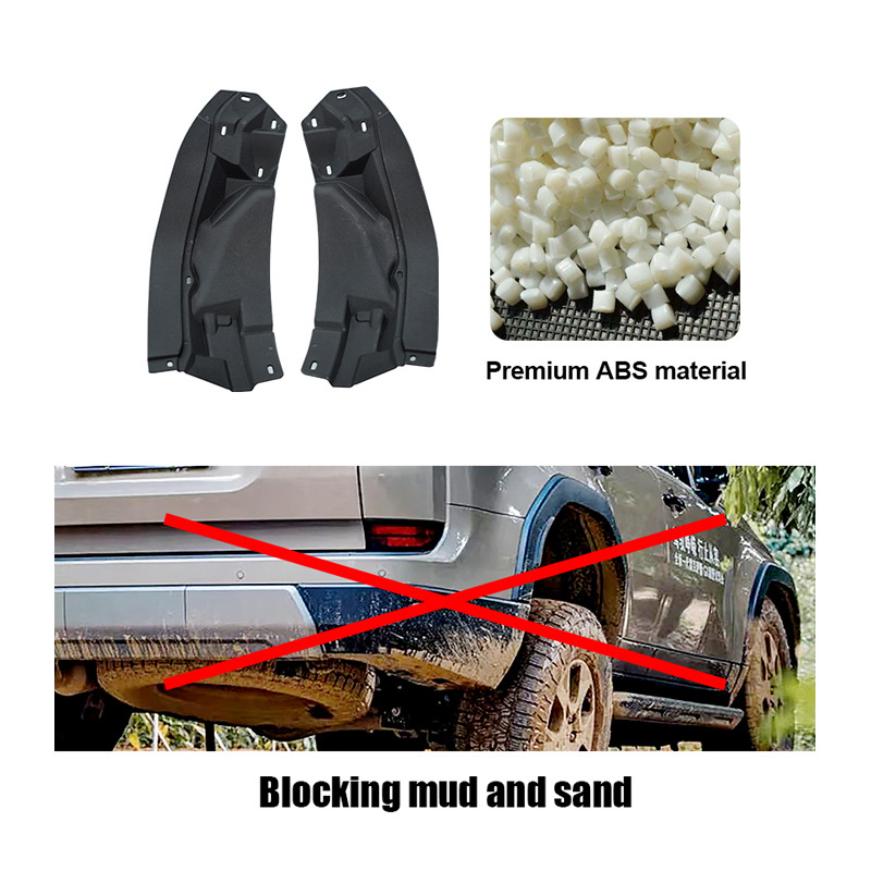 TXR para Lexus Lexus gx550 forro de rueda trasera del automóvil guardabarros accesorios de guardabarros modificados