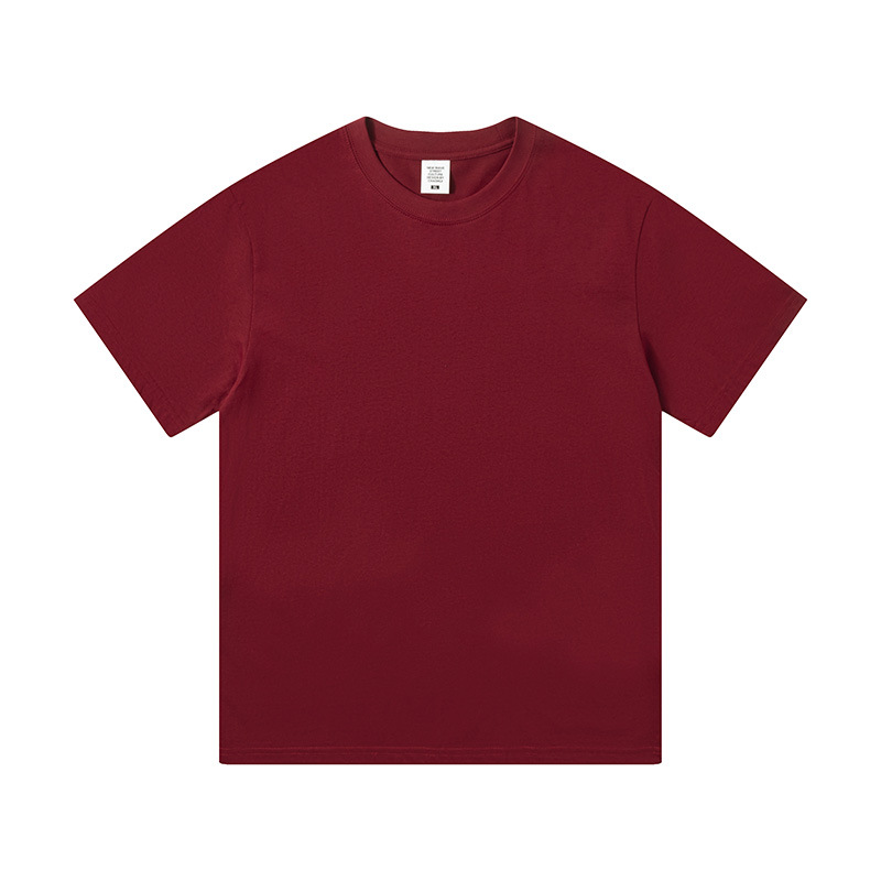 210g 7A antibacteriano fresco verano manga corta cuello redondo overol camisa publicitaria camisa cultural ropa de clase camiseta de algodón personalizado