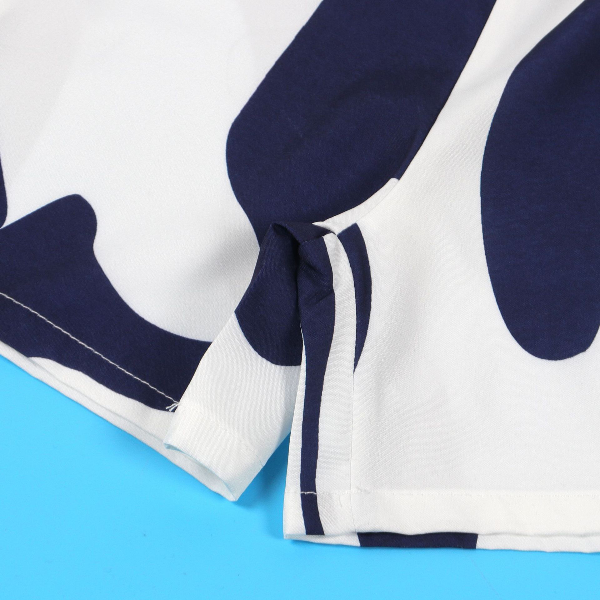 Sexy Printed Lace up Loose Jumpsuit