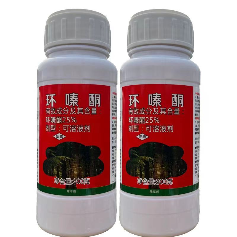 25%环嗪酮水剂森林防火道杂草除草剂