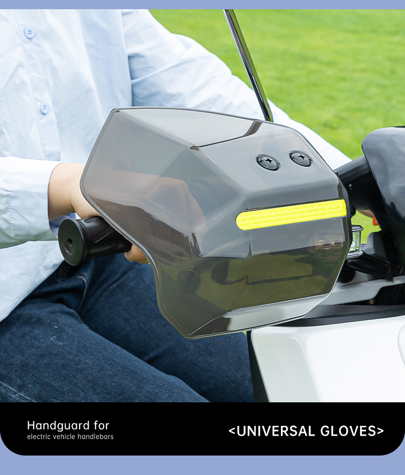 Electric Scooter Handlebar Cover Waterproof Windproof Motorcycle Handlebar Protector Sunshade Extended Length