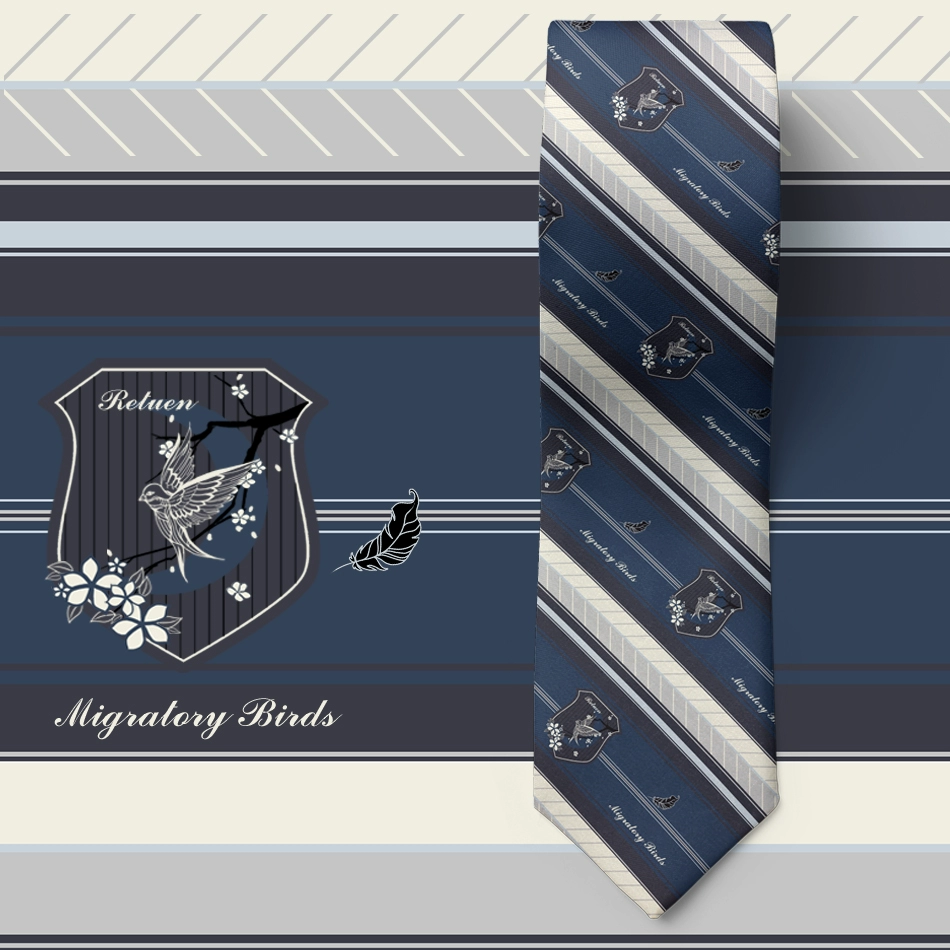 [Лин Юэцзюнь] Оригинальный Yanyu JK/DK галстук женская рука жаккардовая мужская униформа рубашка маленький галстук-бабочка синий