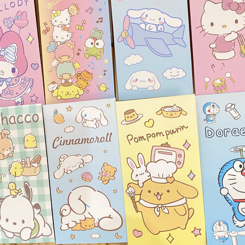 Melody Kulomi Little White Dog Red Packet Cartoon Pacha Dog 100 Yuan Long Red Envelope Bag Happy New Year Red Envelope