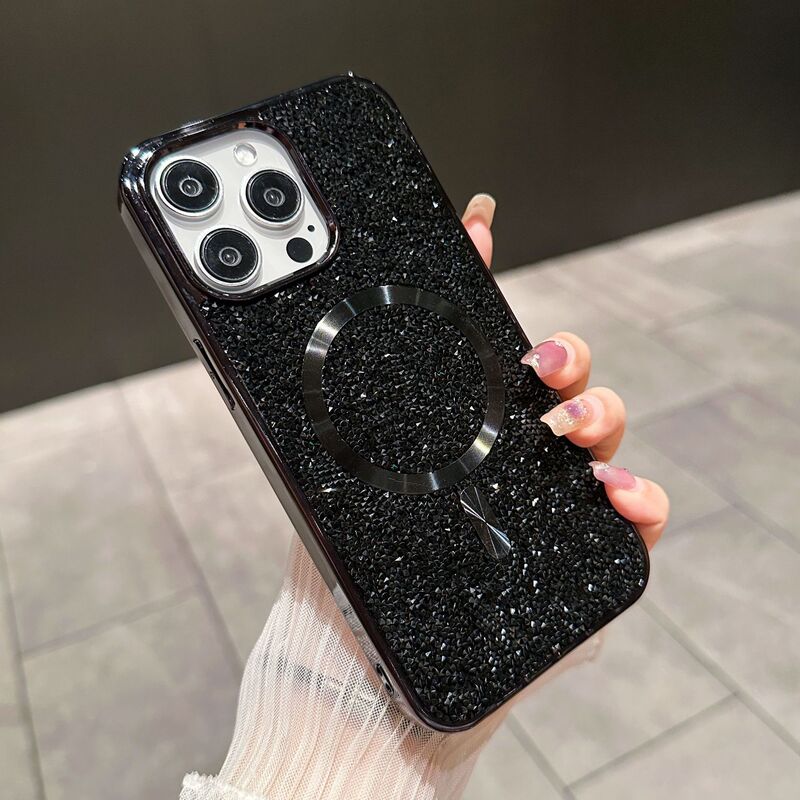 iPhone17PROMAX、Apple16、ラグジュアリーダイヤモンド15、ハイエンドファッション14対応、磁気吸着保護ケース|undefined