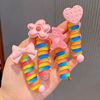Children's high telephone, elastic ponytail, hair rope, hair accessory, new collection