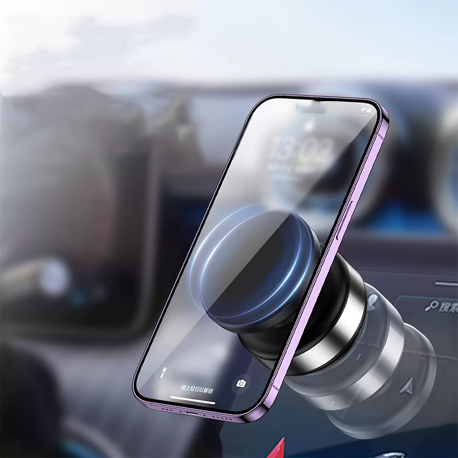 2025新款跨境代发手机支架360度旋转磁性手机跨境