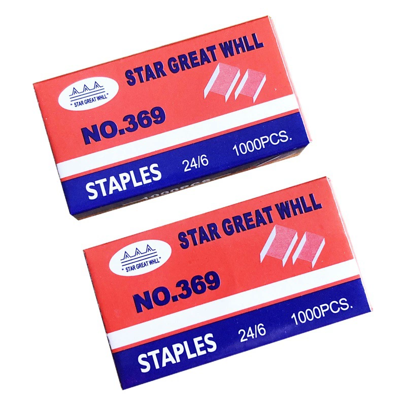 Канцелярские товары скобы стандартные 24/6 скобки для степлера № 12 универсальные скобы канцелярские товары оптом