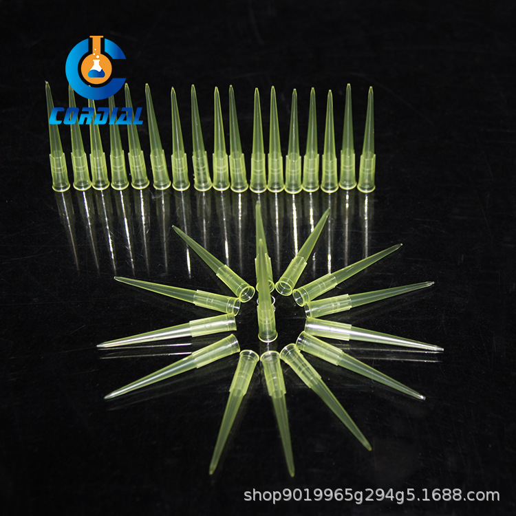 CDA002科鼎200ul微升黄色吸头无芯移液器吸头移液器枪头厂价直销