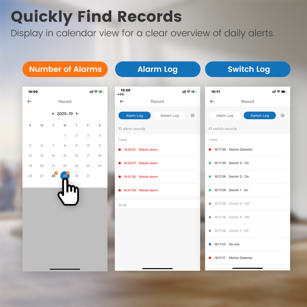 Tuya WiFi Radar Motion Sensor Smart Switch Human Presence MmWave Detection Smart