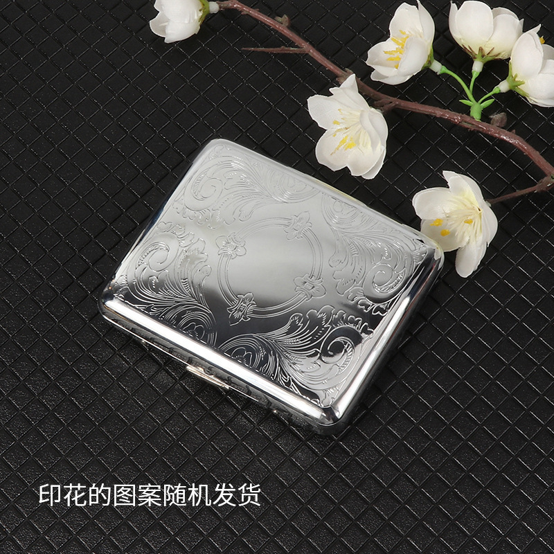 Xifei の新しい 20 パック厚手の特殊金属タバコボックスクリエイティブ鉄クリップ耐圧性と防湿性の薄いタバコボックス直販|undefined