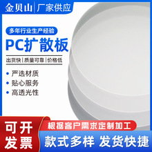 定制磨砂扩散板防静电耐高温PC扩散用于LED面板广告灯箱灯具透明