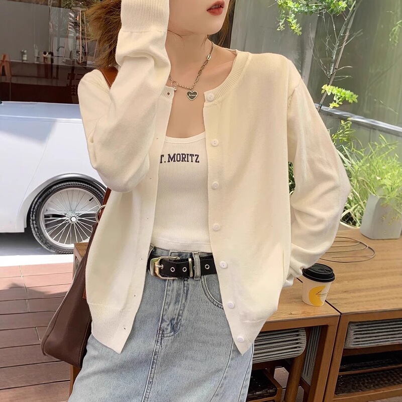 Knitted Cardigan Jacket Autumn Women's 2025 New Outer Style Early Autumn Sweater Loose Autumn Top