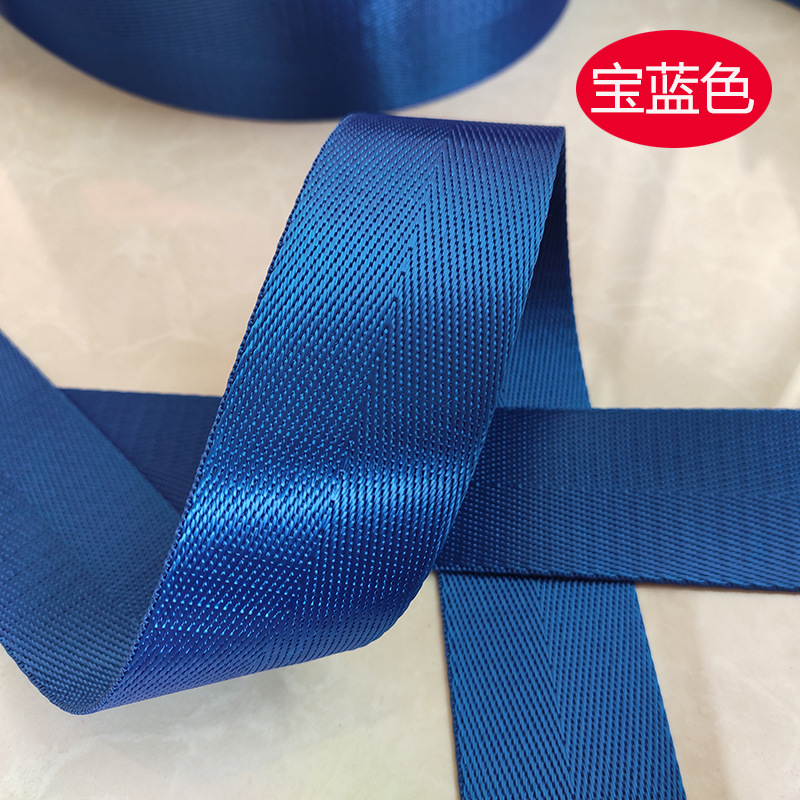 Fabricantes en stock ventas color imitación nylon correa de grano americano nylon Correa tejida nylon imitación nylon correa de espiga bolso de mano