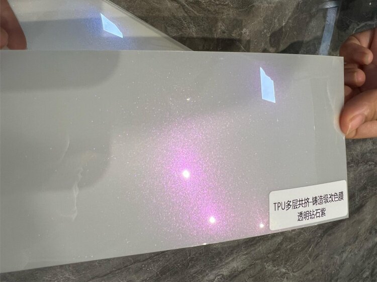 Tpu Color-Changing Film Diamond Sparkle Car Wrap Full Body Paint Protection Film Anti-Scratch Car Full Body Color Diamond Transparent Film