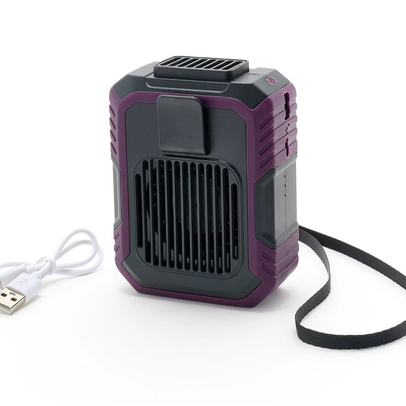 腰掛け扇風機 USB 充電ポータブル手持ち小型扇風機建設現場屋外首掛け扇風機越境卸売|undefined