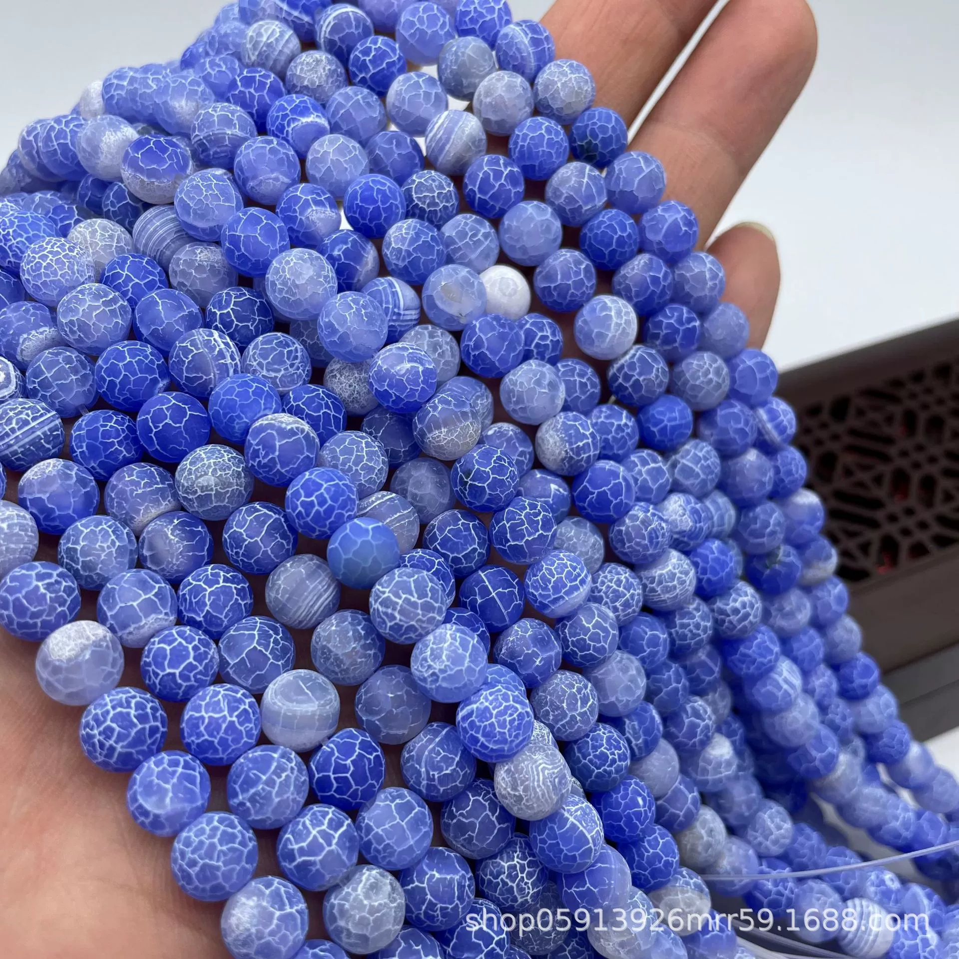 Organic agate matte accessory, accessories, round beads, DIY