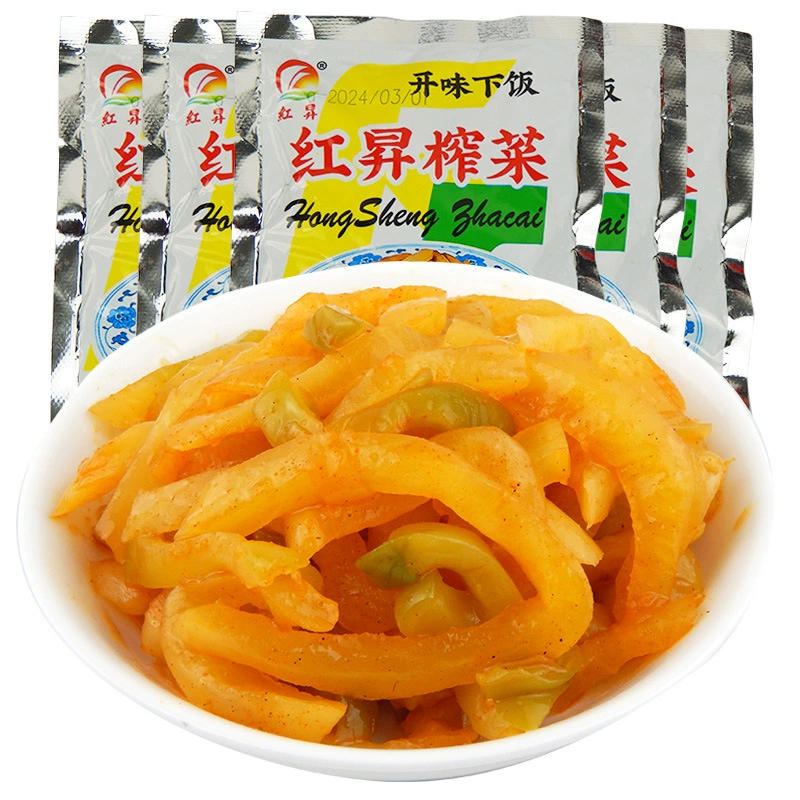 Огурцы маринованные Chongqing Fuling Hongsheng, малая упаковка 50г, целая коробка, свежие хрустящие овощные полоски, закуска, маринад, оптовая продажа продуктов из супермаркета