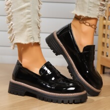 C 28555 Thick Sole Loafer Shoes Ӣ�׷��ָ�Ь ŷ���羳
