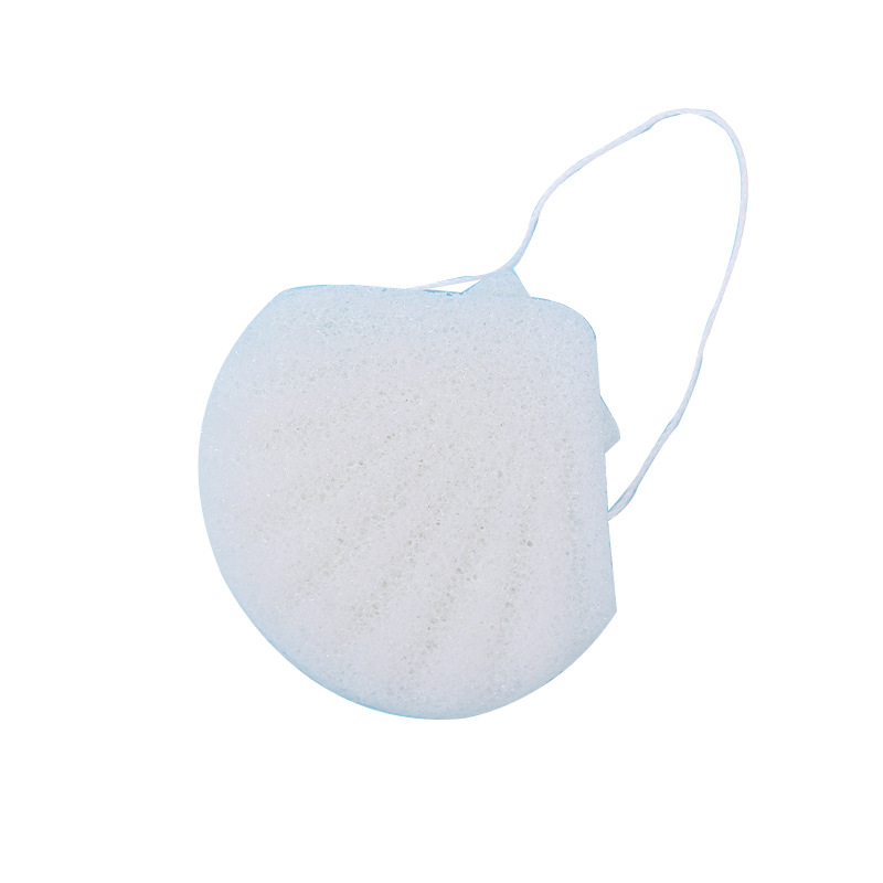 Fábrica personalizada konjac esponja para lavar la cara esponja konjac limpieza facial limpieza facial material vegetal degradable a granel