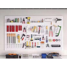 洞洞板带边框圆孔工具墙多孔挂板超市货架手机配件置物架包邮