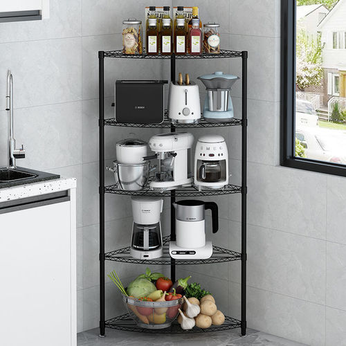Bathroom shelf floor multi-layer toilet bathroom multifunctional rack toilet storage rack washroom triangular face basin rack