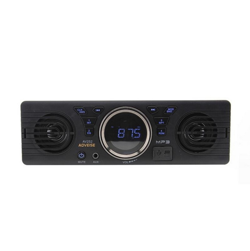 12V自動車車載MP3プレーヤーカードラジオ内蔵スピーカーbluetooth本体スピーカーAV252|undefined