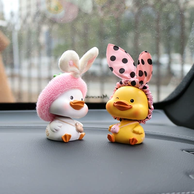 Car Supplies Cute Pet, Other Automotive Interior Supplies - 1-pair-of-hairband-ducklings-traceless-stickers