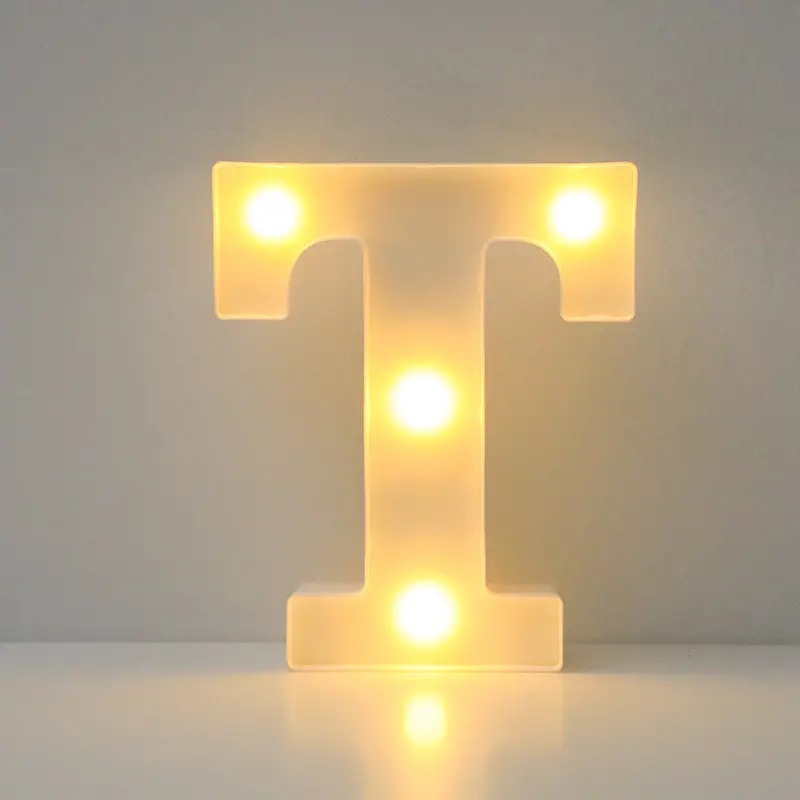 Amazon (16cm) LED blanco inglés número de letras lámpara de cumpleaños propuesta de matrimonio atmósfera lámpara LED lámpara decorativa