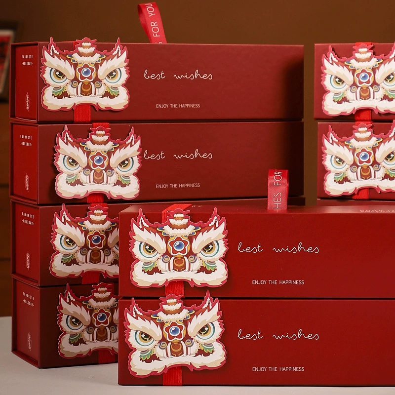 2025 Новый год Высококачественная подарочная коробка для подарков на китайский Новый год