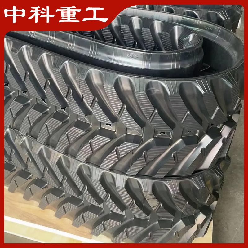 微型橡胶履带适用范围广高速特种履带多层钢丝橡胶履带小型