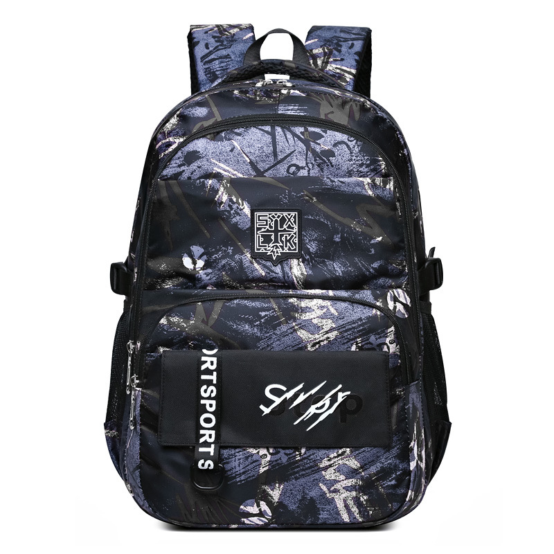 Mochila de impresión de camuflaje de comercio exterior transfronterizo mochila de ocio de gran capacidad mochila de computadora mochila de estudiantes de secundaria y secundaria