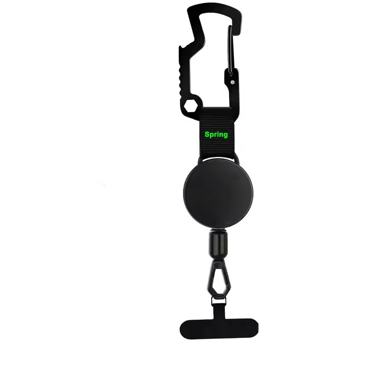 D형 다기능 카라비너 ​​4.0 플랫 바닥 금속 버클