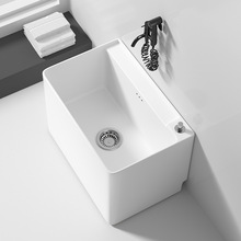 阳台拖把池陶瓷拖布池洗地托盆水池槽卫生间落地式家用小户型小号