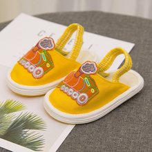 春夏宝宝拖鞋手工纳底男女童夏婴幼儿软底民族风防滑吸汗新款布拖