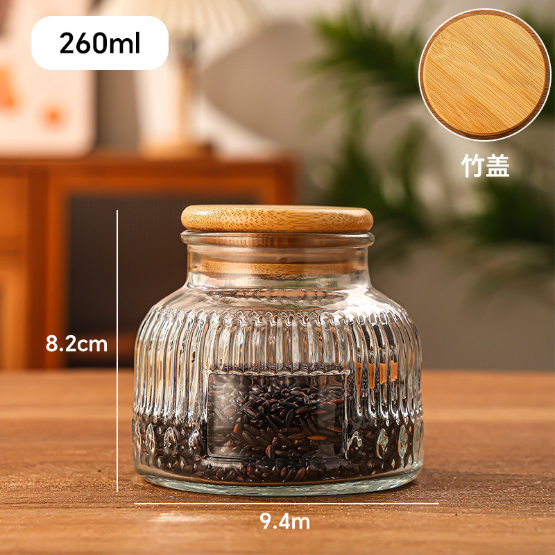 Retro en relieve Begonia flores vidrio almacenamiento de latas de sellado doméstico granos de café flores de té nueces almacenamiento de latas de gran abdomen