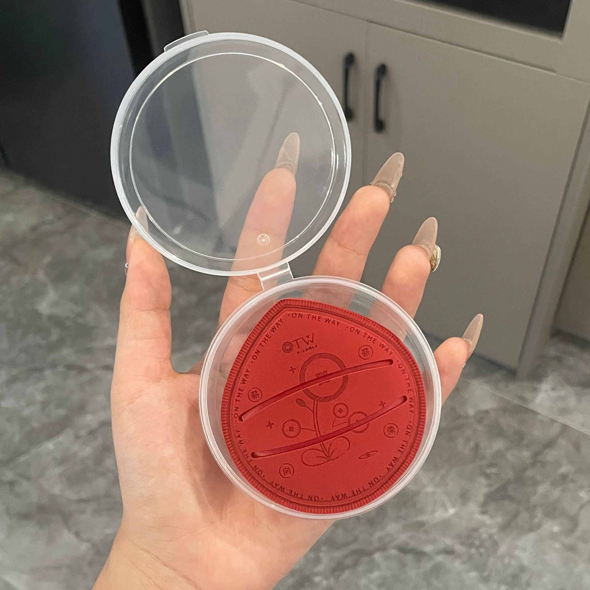 Xirui OTW series de aumento de salario de polvo de algodón hidrofílico suave, seco y húmedo, herramienta de maquillaje de belleza sin polvo