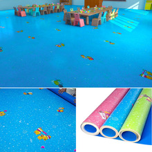 地板革 pvc地板商用加厚耐磨地板膠健身房地革防水防滑工程地板膠