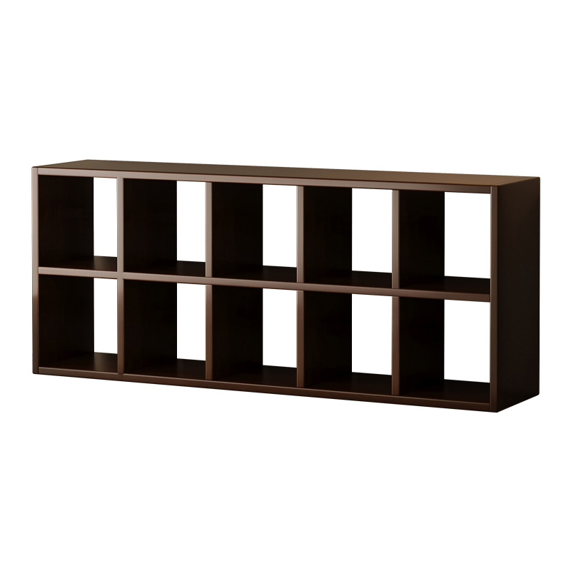 armario de madera sólida piso estante de almacenamiento multicapa librería de oficina estante de escritorio para artículos de uso diario
