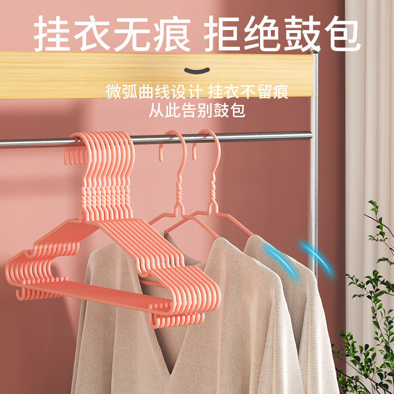 衣架家用挂衣加粗加大大号无痕儿童晾衣服架带挂钩衣撑宿舍用学生|undefined