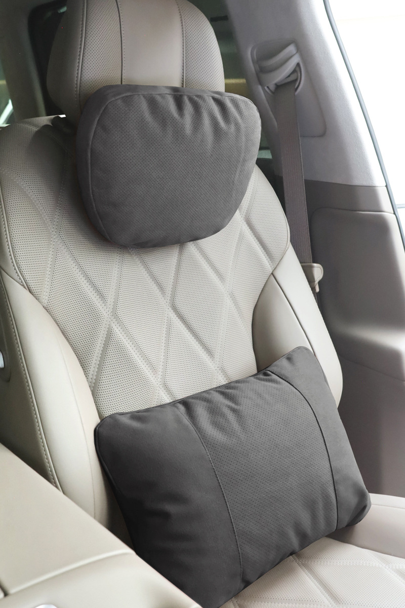 Suitable for Wenjie M789 Universal Neck Pillow, Perforated and Breathable, Mercedes-Benz S-Class Car Headrest, Car Soft Lumbar Support Cushion