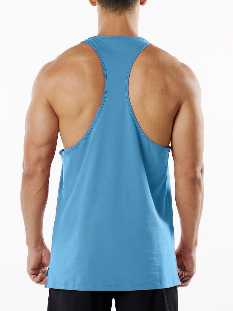 Wholesale Men's Basic Solid Color Sleeveless Men's T-shirt display picture 17